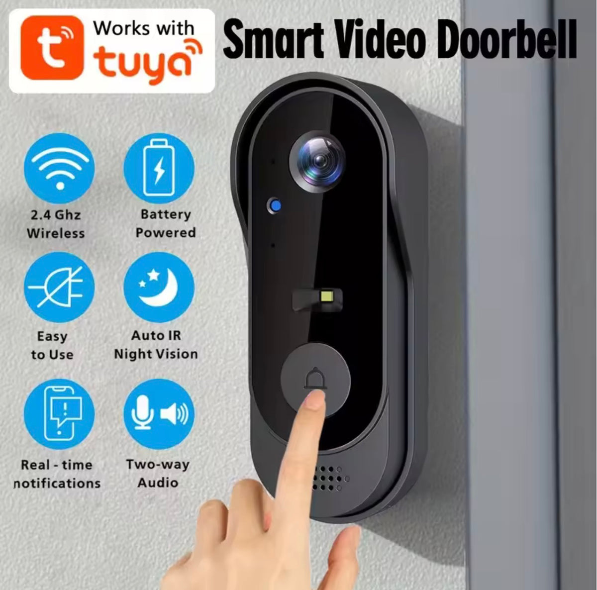 Smart videodörrklocka