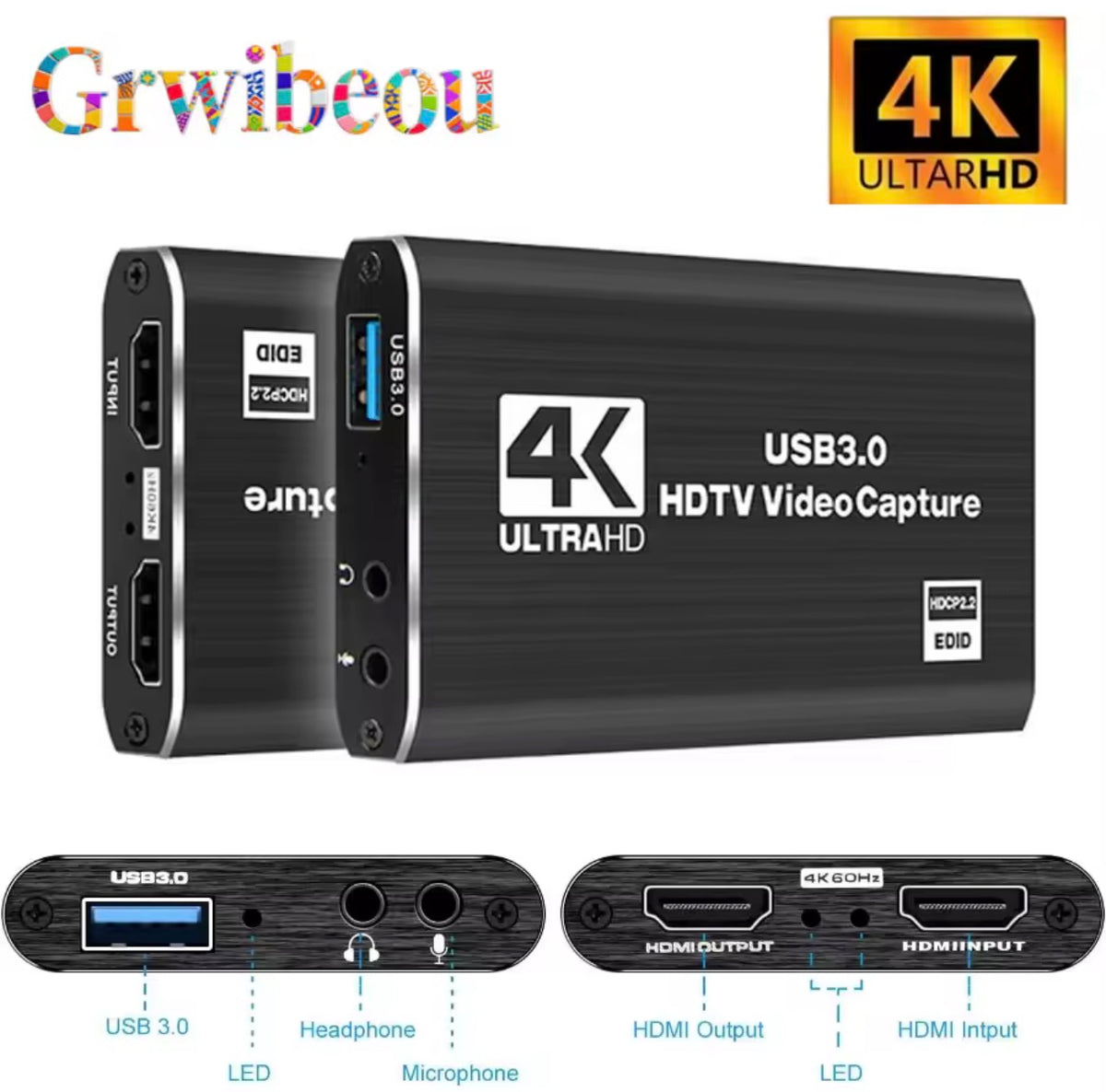 4K videoinspelninskort
